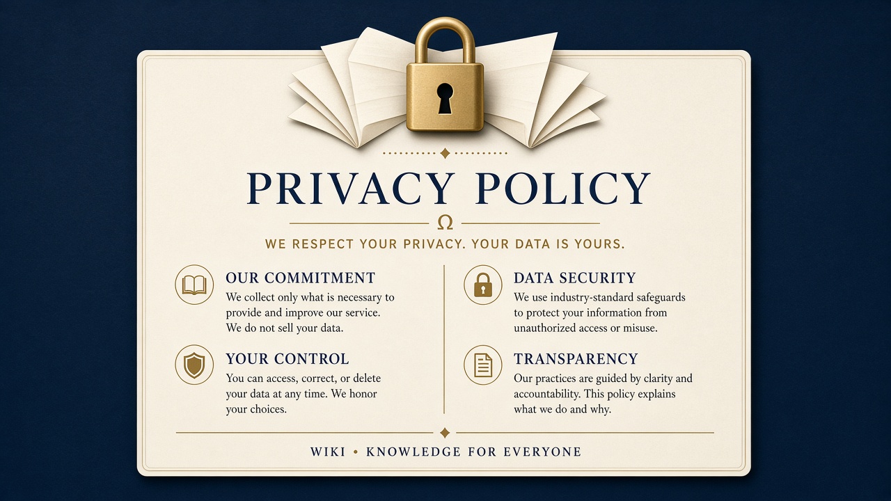 Privacy policy card